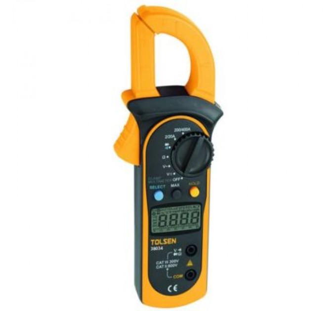 Tolsen Токові кліщі Tolsen 28 мм, 600В/400А, розрядність 1999 (38034)