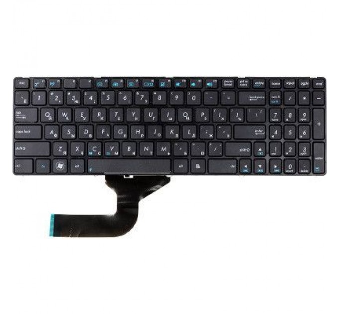 PowerPlant Клавіатура ноутбука PowerPlant ASUS A52,K52,X54 (K52ver) чорний, чорний фрейм (KB311699)