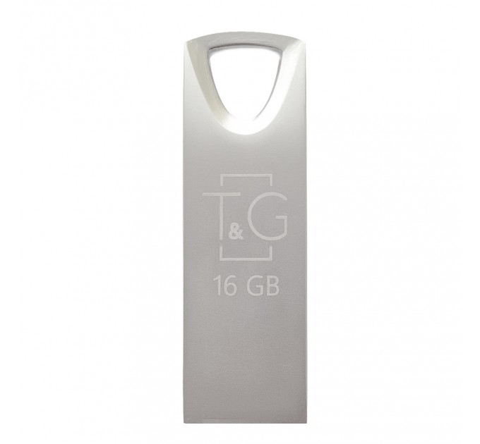 T&G Флеш-накопичувач USB 16GB T&G 117 Metal Series Silver (TG117SL-16G)