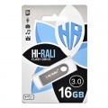 Hi-Rali Флеш-накопитель USB3.0 16GB Hi-Rali Shuttle Series Silver (HI-16GB3SHSL)