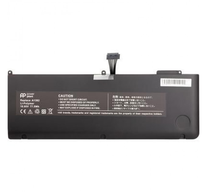 PowerPlant Акумулятор до ноутбука APPLE MacBook Pro 15.4" (A1286, A1382) 10.95V 77.5Wh PowerPlant (NB420353)