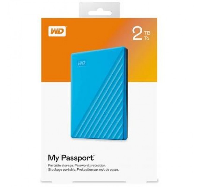 WD Зовнішній жорсткий диск 2.5" 2TB WD (WDBYVG0020BBL-WESN)