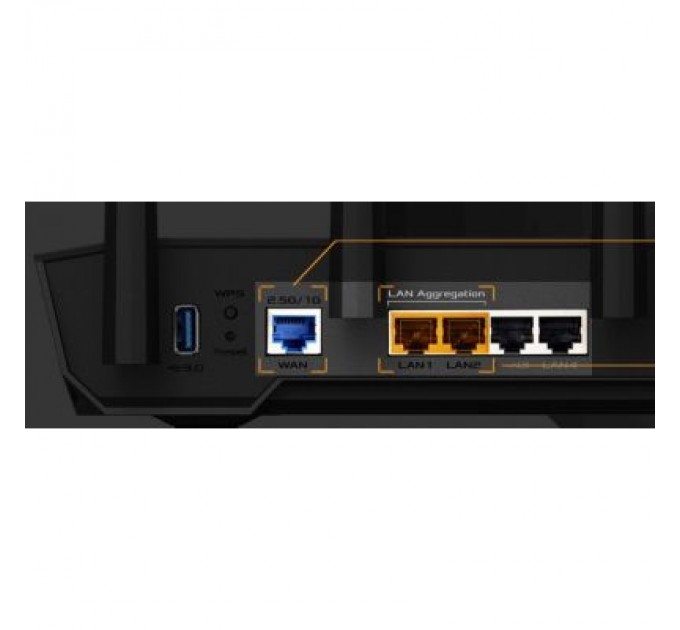 ASUS Маршрутизатор ASUS TUF-AX4200 (90IG07Q0-MO3100)