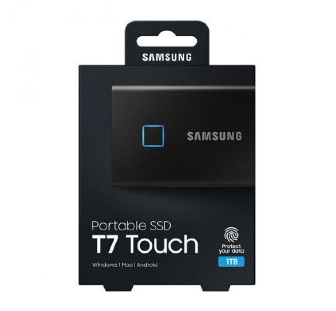 Samsung Накопичувач SSD USB 3.2 1TB T7 Touch Samsung (MU-PC1T0K/WW)