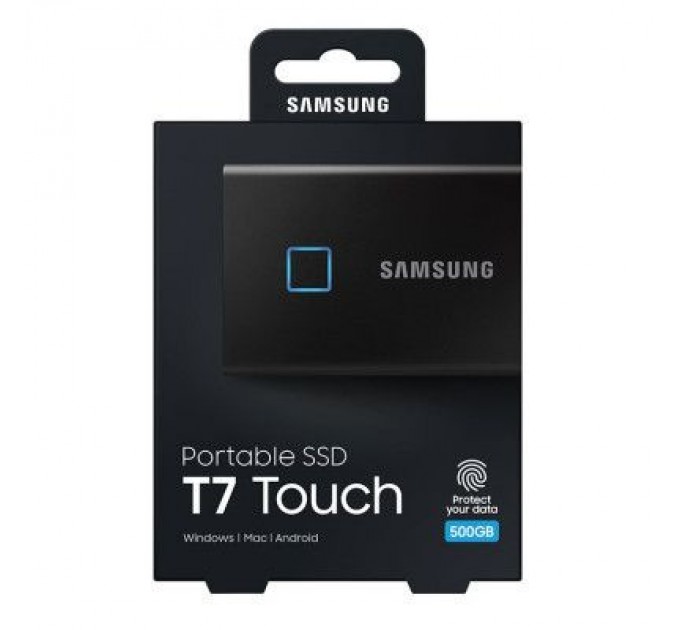 Samsung Накопичувач SSD USB 3.2 500GB T7 Touch Samsung (MU-PC500K/WW)
