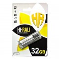 Hi-Rali Флеш-накопичувач USB 32GB Hi-Rali Corsair Series Silver (HI-32GBCORSL)