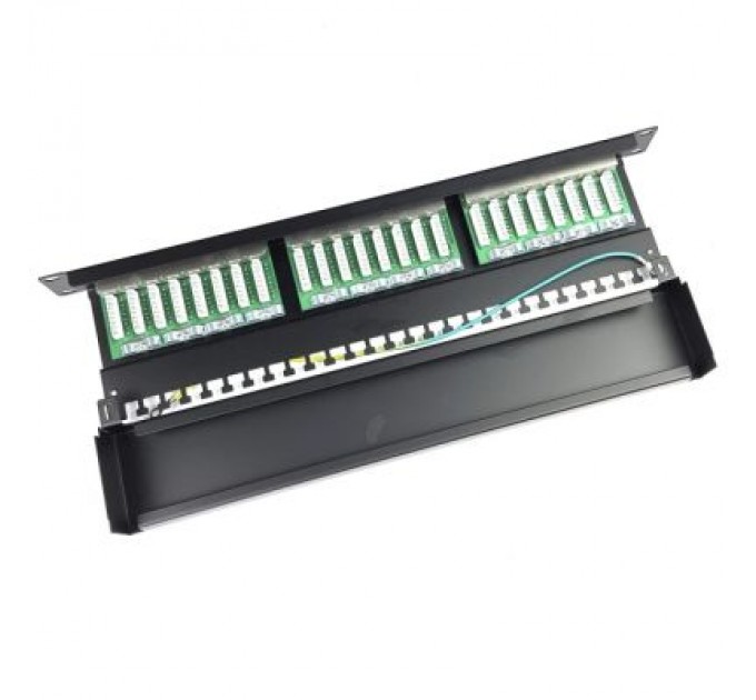 Eserver Патч-панель 19" 24xRJ45 STP cat.6, 1U Eserver (WT-2084-CAT 6)