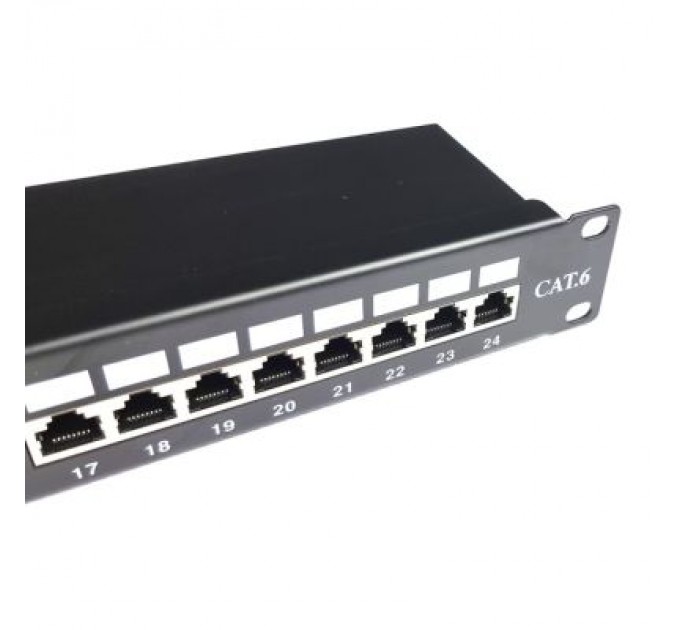 Eserver Патч-панель 19" 24xRJ45 STP cat.6, 1U Eserver (WT-2084-CAT 6)