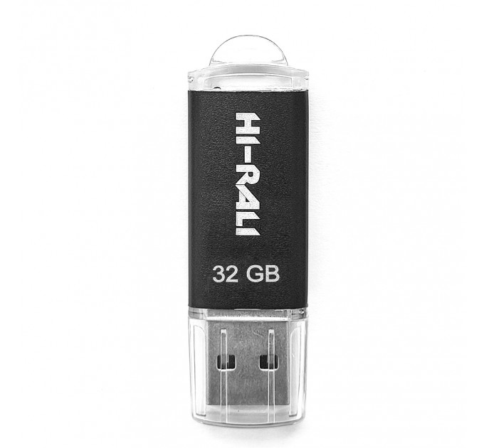 Hi-Rali Флеш-накопитель USB 32GB Hi-Rali Rocket Series Black (HI-32GBVCBK)