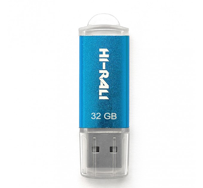 Hi-Rali Флеш-накопичувач USB 32GB Hi-Rali Rocket Series Blue (HI-32GBVCBL)