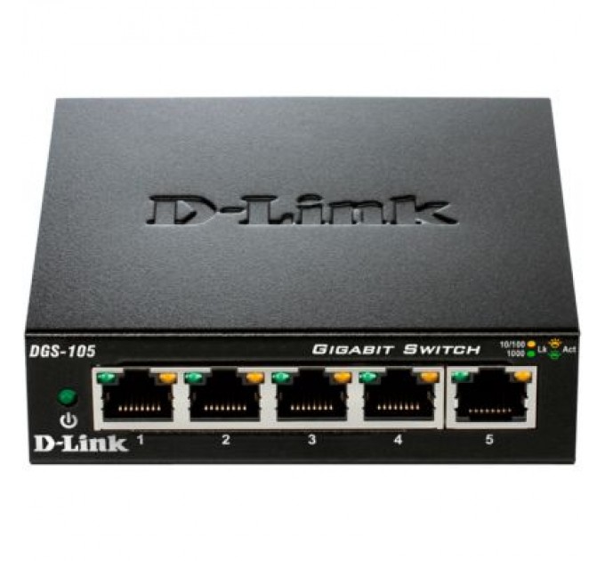 D-Link Комутатор мережевий D-Link DGS-105