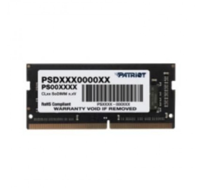 Patriot Модуль пам'яті для ноутбука SoDIMM DDR4 4GB 2666 MHz Patriot (PSD44G266681S)