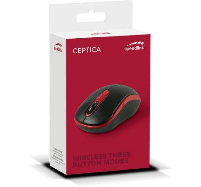 Speedlink Мишка Speedlink Ceptica Wireless Black/Red (SL-630013-BKRD)