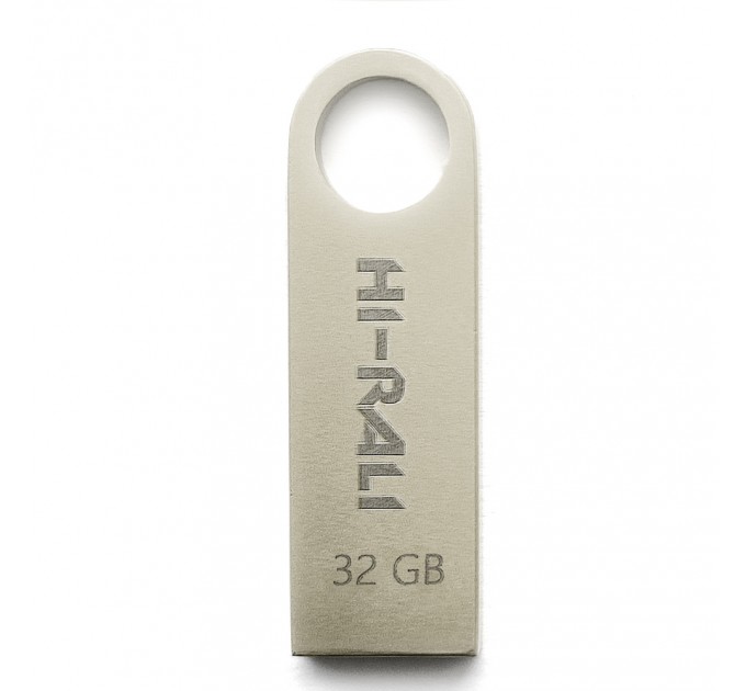 Hi-Rali Флеш-накопичувач USB 32GB Hi-Rali Shuttle Series Silver (HI-32GBSHSL)