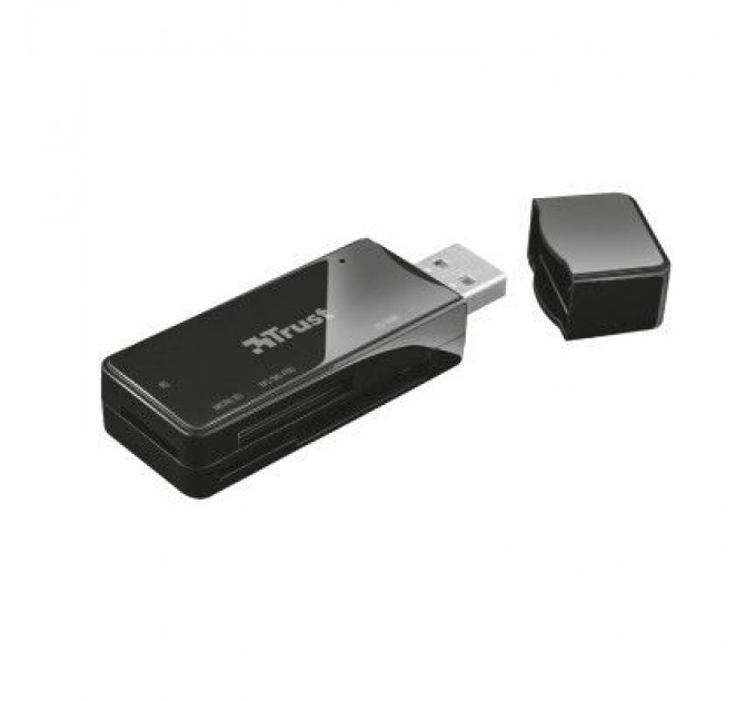 Trust Зчитувач флеш-карт Trust Nanga USB 2.0 BLACK (21934)