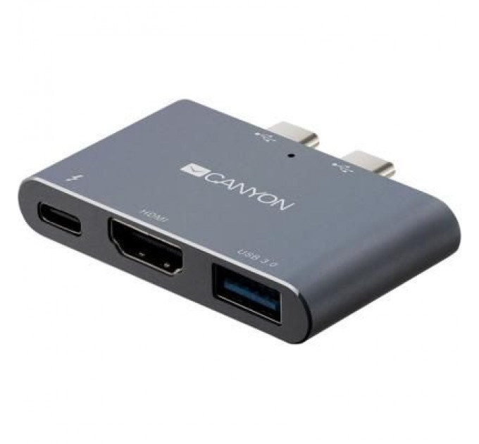 Canyon Порт-реплікатор Canyon Docking Station with 3 ports, Thunderbolt 3, Input 100-240V (CNS-TDS01DG)