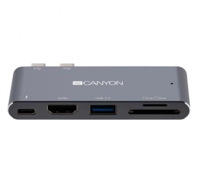 Canyon Порт-реплікатор Canyon Docking Station with 5 ports, Thunderbolt 3, Input 100-240V (CNS-TDS05DG)