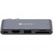 Canyon Порт-реплікатор Canyon Docking Station with 5 ports, Thunderbolt 3, Input 100-240V (CNS-TDS05DG)