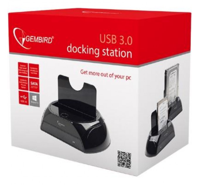 Gembird Док-станція для накопичувачів Gembird 2.5\3.5 SATA HDD, USB 3.0 (HD32-U3S-2)