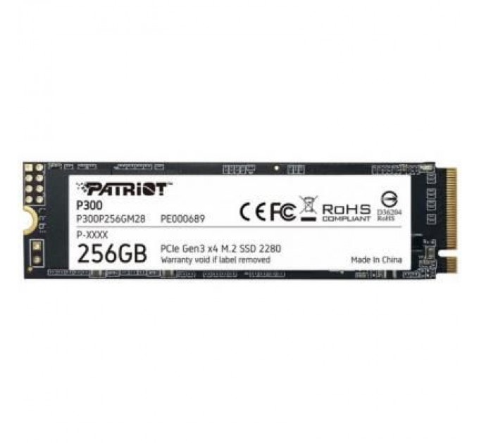 Patriot Накопичувач SSD M.2 2280 256GB Patriot (P300P256GM28)