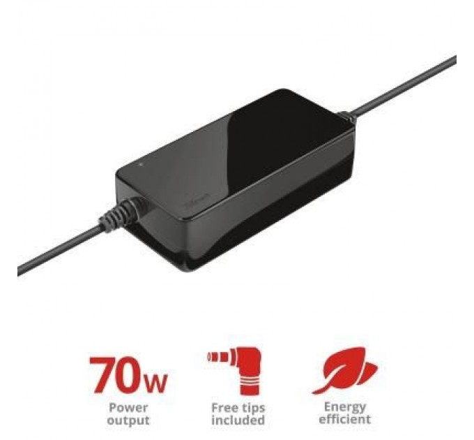 Trust Блок живлення до ноутбуку Trust Primo 70W-19V Universal Laptop Charger (22141_TRUST)
