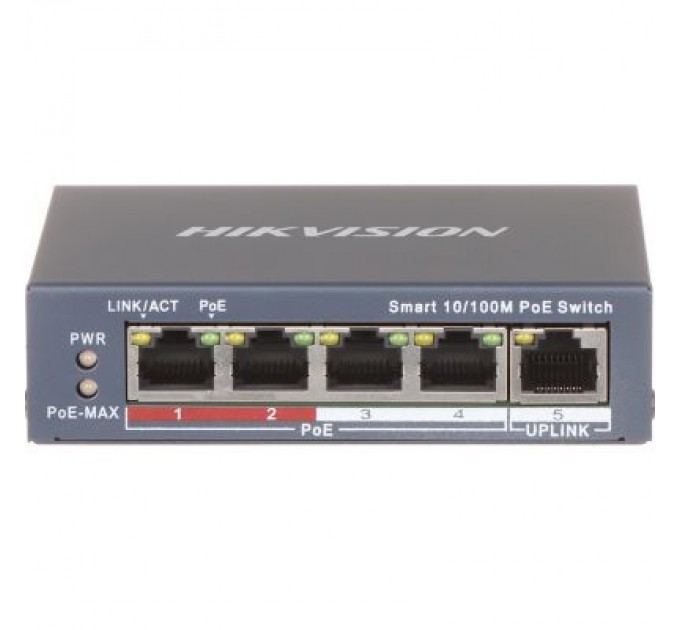 Hikvision Комутатор мережевий Hikvision DS-3E1105P-EI/V2