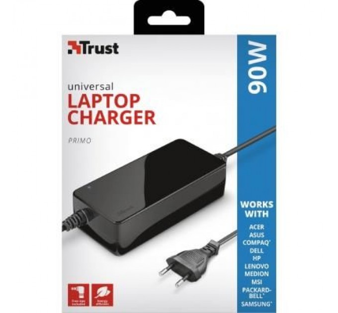 Trust Блок живлення до ноутбуку Trust Primo 90W-19V Universal Laptop (22142_TRUST)
