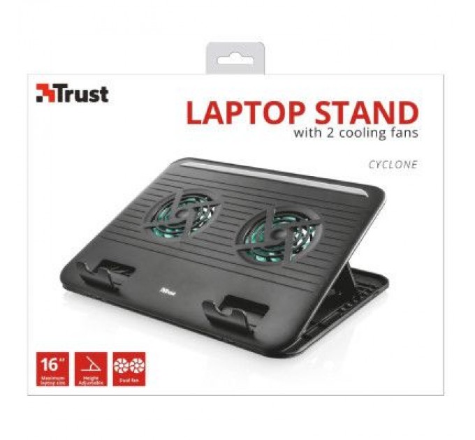 Trust Підставка до ноутбука Trust Cyclone (16") Black (17866_TRUST)