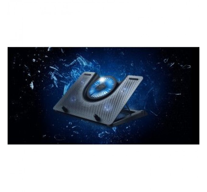 Trust Підставка до ноутбука Trust GXT 1125 Quno (17.3") Blue LED Black (23581_TRUST)