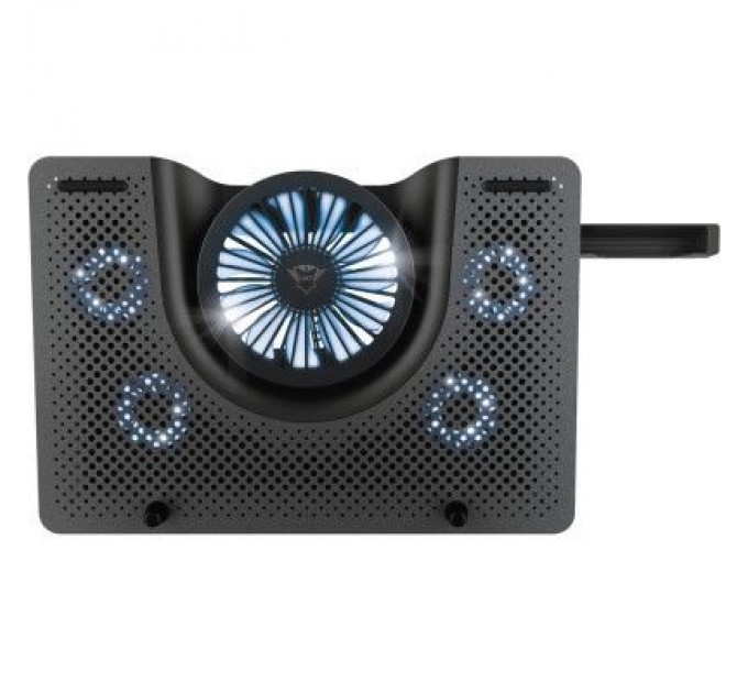 Trust Підставка до ноутбука Trust GXT 1125 Quno (17.3") Blue LED Black (23581_TRUST)