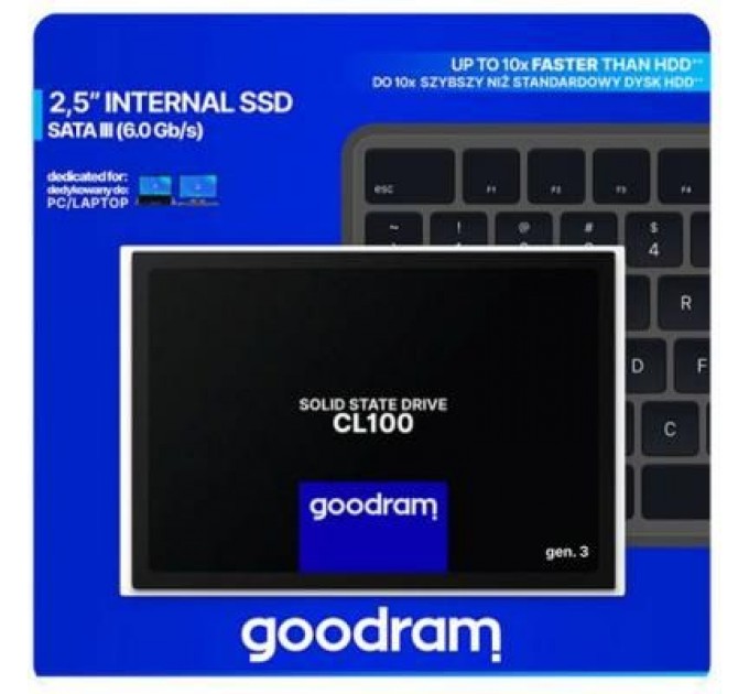 Goodram Накопичувач SSD 2.5" 120GB Goodram (SSDPR-CL100-120-G3)