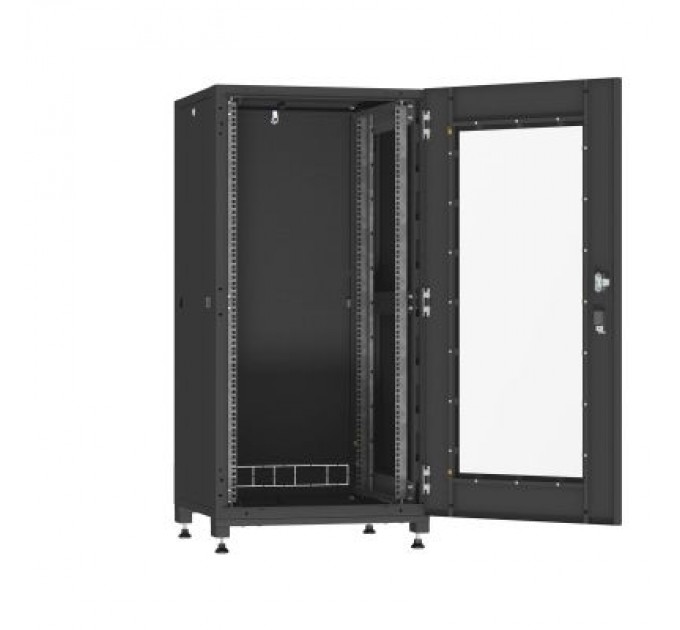 Ipcom Шафа напольна Ipcom 24U, 600x600 (С-24U-06-06-ДС-ПГ-1-9005) (С-24U-06-06-ДС-ПГ-1-9005)