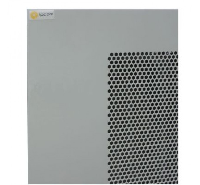 Ipcom Шафа напольна Ipcom 24U, 600x600 Perf (С-24U-06-06-ДП-ПГ-1-9005) (С-24U-06х06-ДП-ПГ-9005)