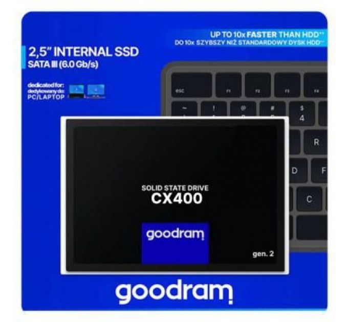 Goodram Накопичувач SSD 2.5" 512GB Goodram (SSDPR-CX400-512-G2)