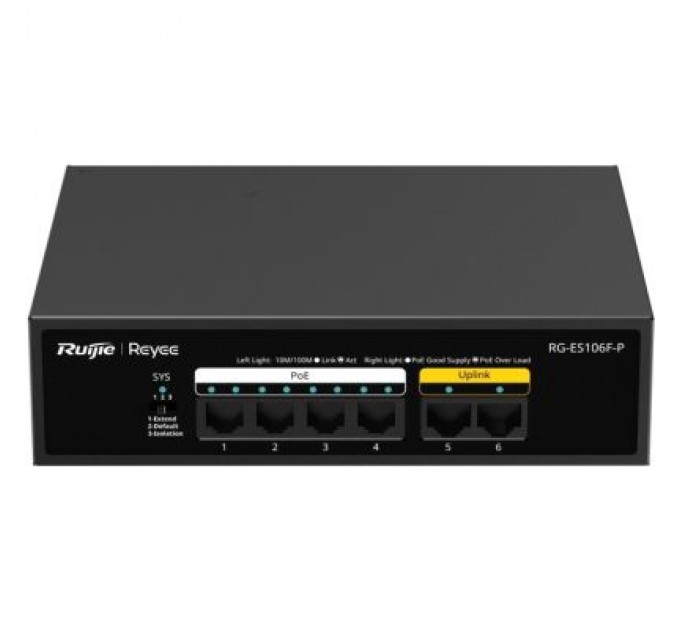 Ruijie Networks Комутатор мережевий Ruijie Networks RG-ES106F-P