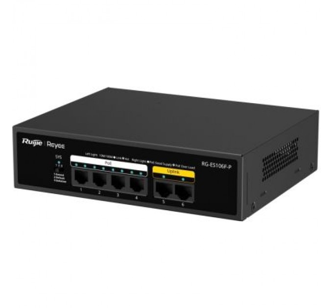 Ruijie Networks Комутатор мережевий Ruijie Networks RG-ES106F-P