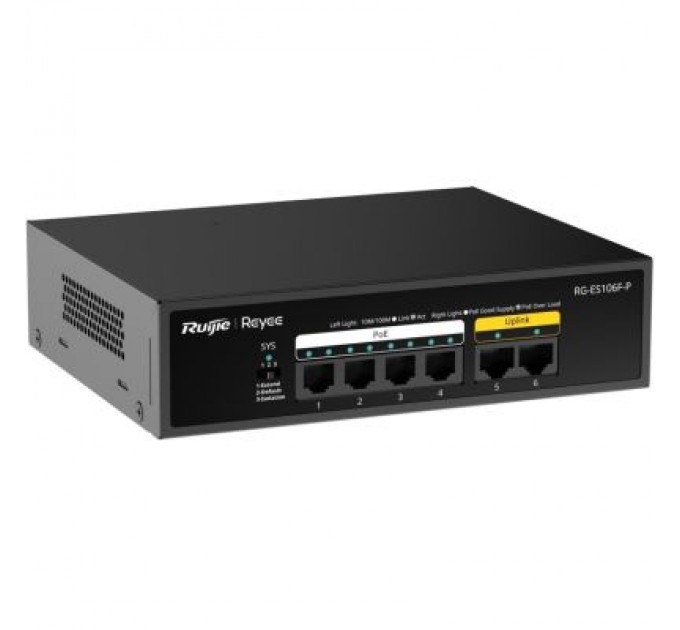 Ruijie Networks Комутатор мережевий Ruijie Networks RG-ES106F-P