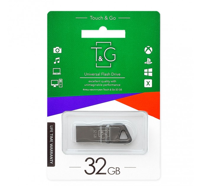 T&G Флеш-накопичувач USB 32GB T&G 114 Metal Series (TG114-32G)