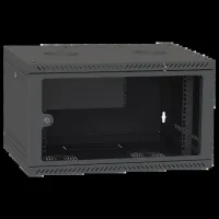 Шафа настінна Ipcom 4U, 600*350, RAL9005 (СН-4U-060х035-ДС-9005)