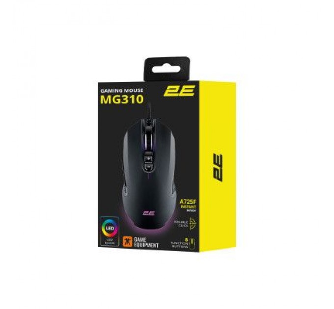 2E Мишка 2E MG310 LED USB Black (2E-MG310UB)