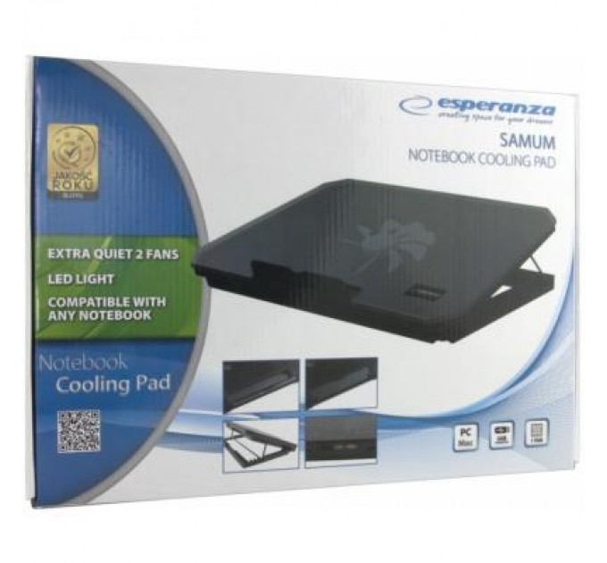 Esperanza Підставка до ноутбука Esperanza Samum Notebook Cooling Pad all types (EA141)