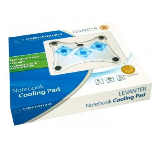 Esperanza Підставка до ноутбука Esperanza Levanter Notebook Cooling Pad to size 15.6" (EA107)
