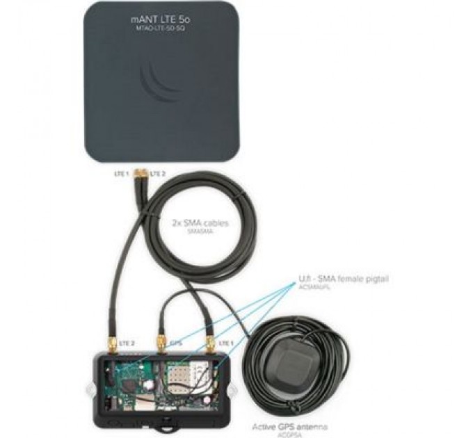 Mikrotik Точка доступу Wi-Fi Mikrotik LtAP mini LTE kit (RB912R-2nD-LTm&EC200A-EU)