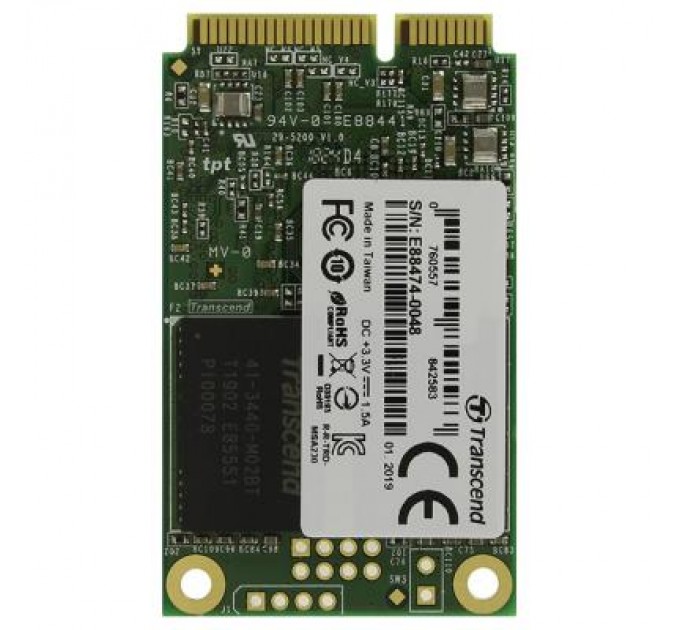 Transcend Накопичувач SSD mSATA 128GB Transcend (TS128GMSA230S)