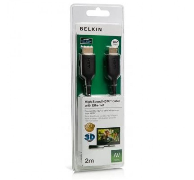 Belkin Кабель мультимедійний HDMI to HDMI 2.0m Belkin (F3Y021bt2M)