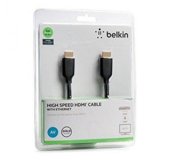 Belkin Кабель мультимедійний HDMI to HDMI 5.0m Belkin (F3Y021bt5M)