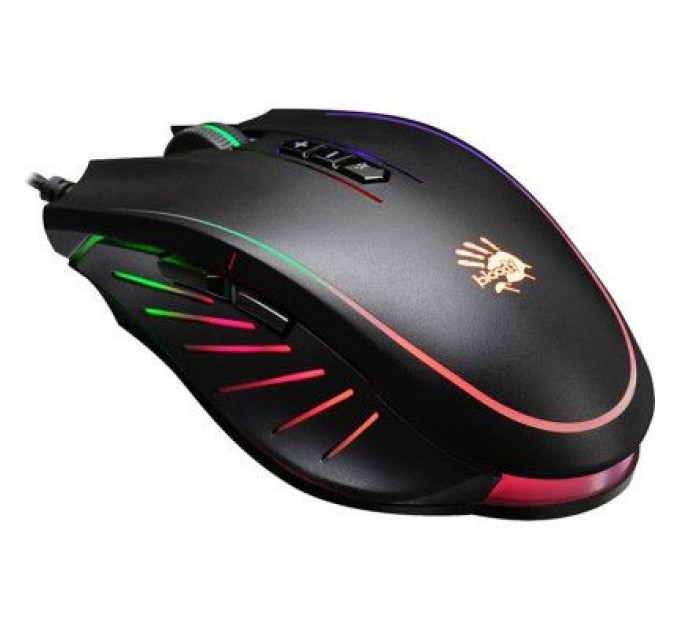 A4Tech Мишка A4Tech Bloody Q81 Neon XGlide Curve Black