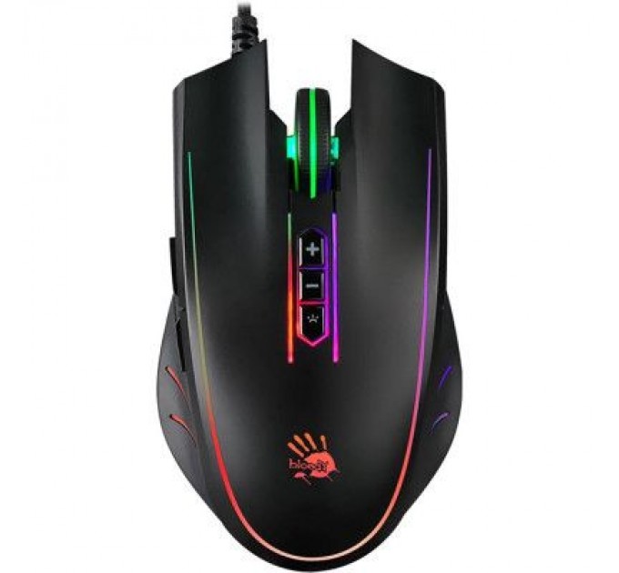 A4Tech Мишка A4Tech Bloody Q81 Neon XGlide Curve Black