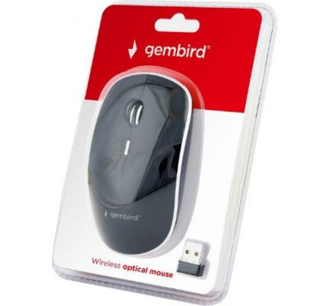 Gembird Мишка Gembird MUSW-4B-01 Black (MUSW-4B-01)