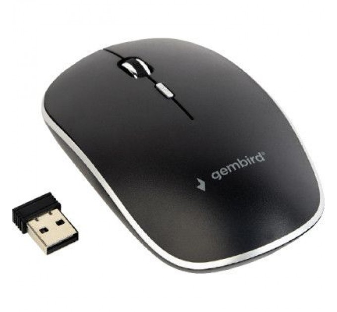 Gembird Мишка Gembird MUSW-4B-01 Black (MUSW-4B-01)